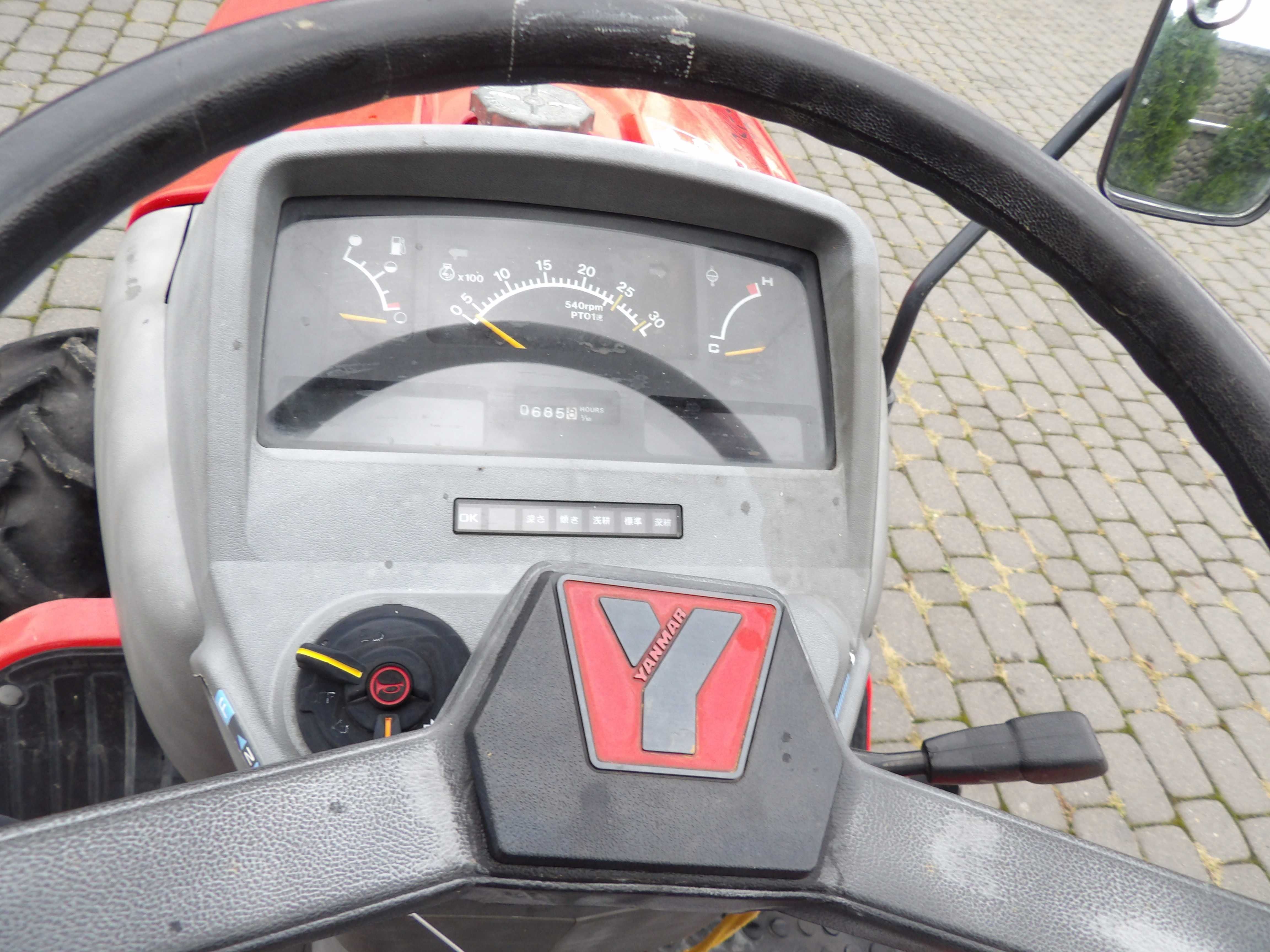 Yanmar AF 17 KM 4x4 rewers mini traktor ogrodniczy kubota iseki