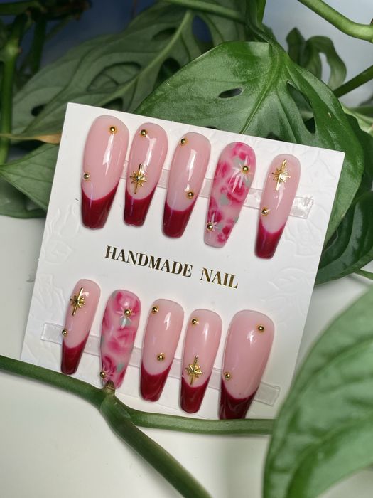 Press on nails wlasorecznie tobione
