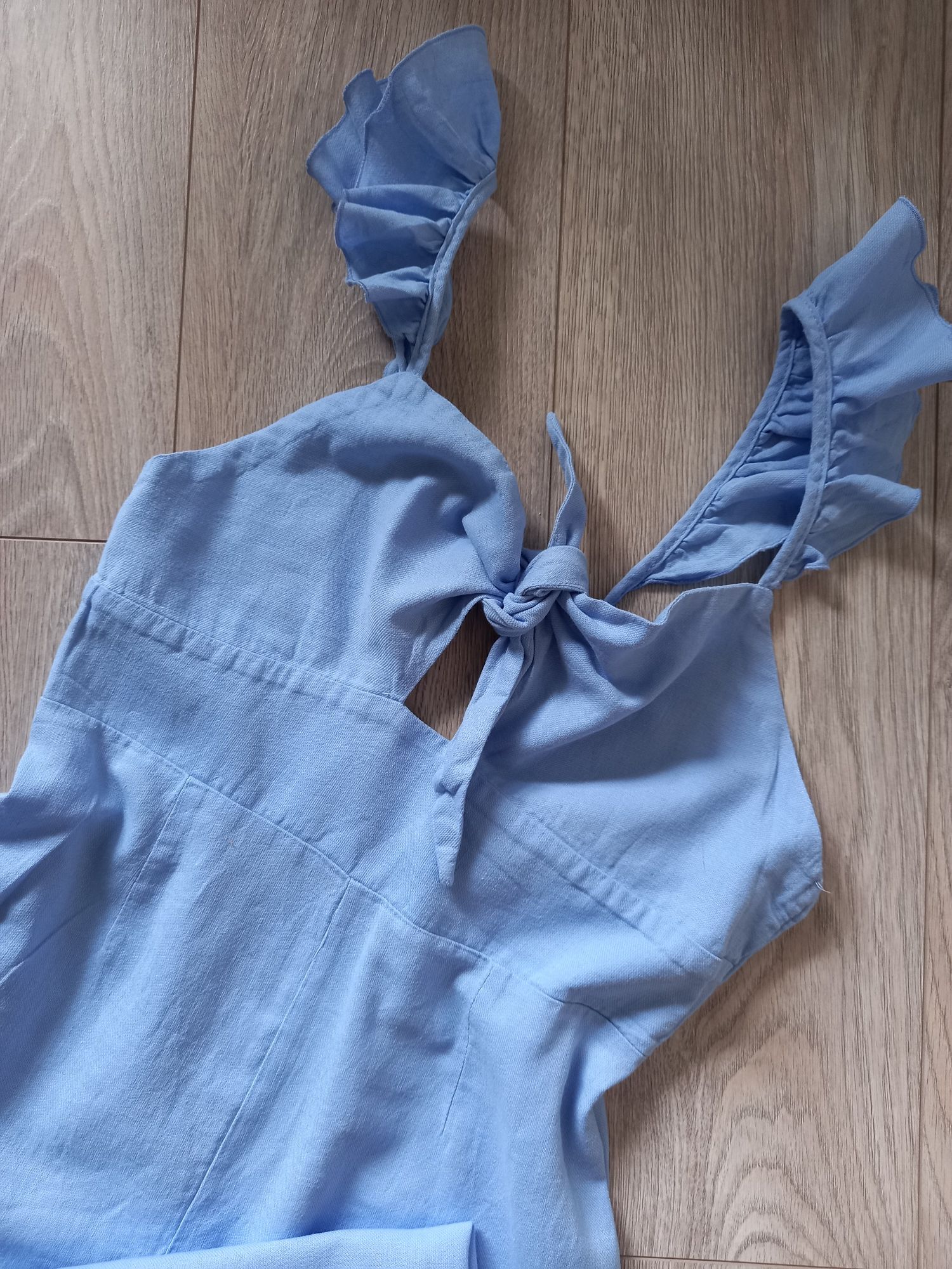 Льняний комбінезон від zara М розміру