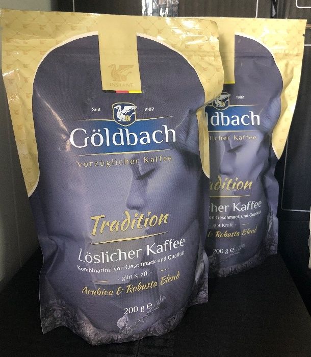 Растворимый кофе Goldbach Tradition.Германия. 200гр.(Голдбах Традиция)
