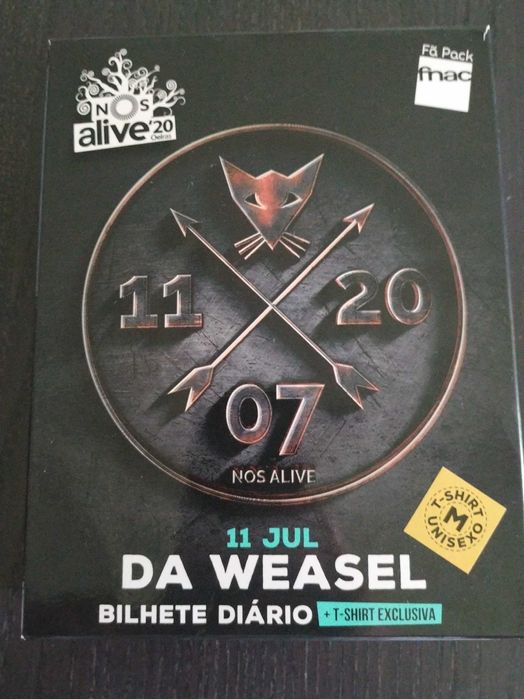 Caixa Fã FNAC NOS ALIVE Da Weasel