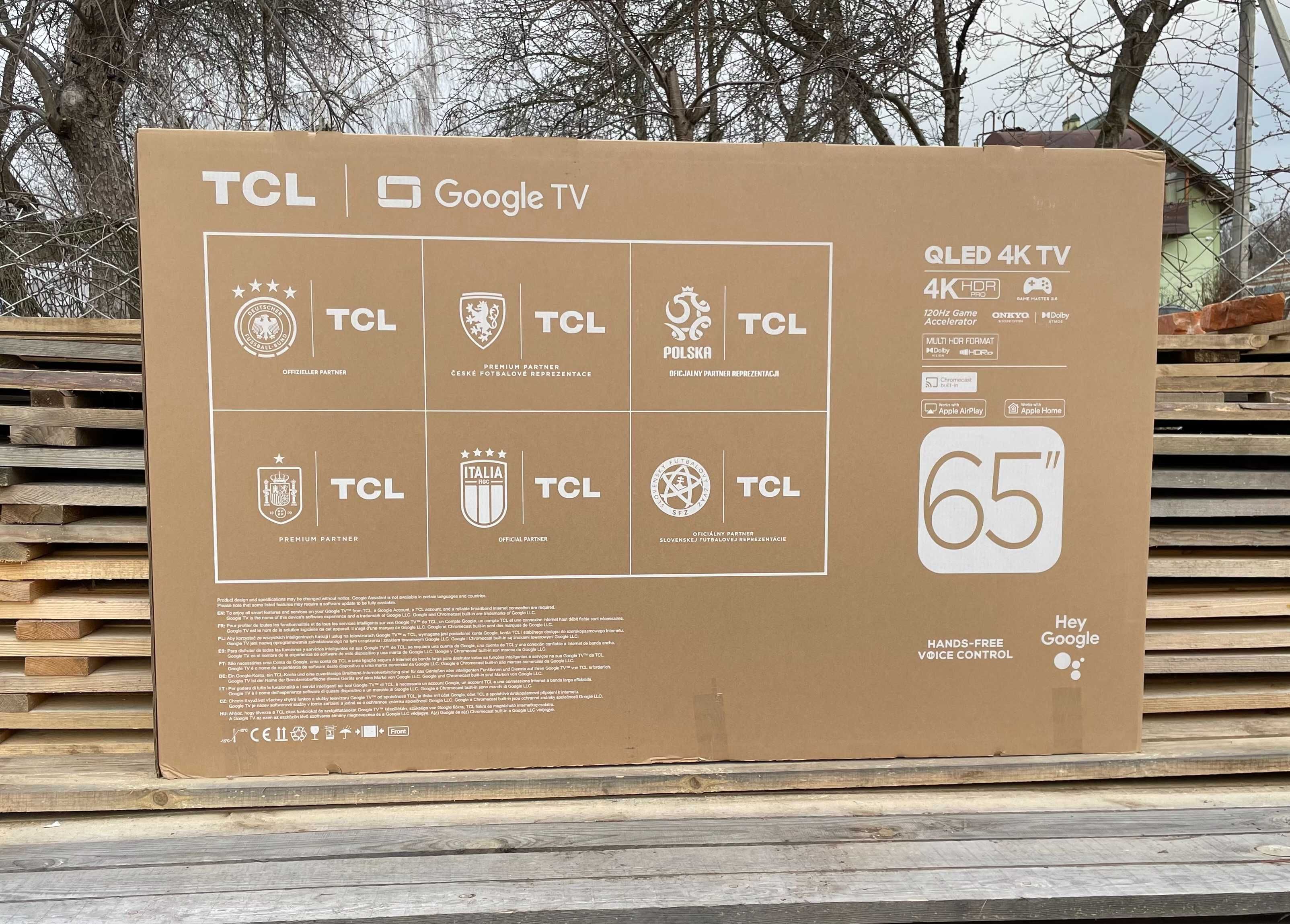 Телевізор QLED TCL 65C655 [ЗБІРКА ЄВРОПА] 2025 Нові! Запечатані!
