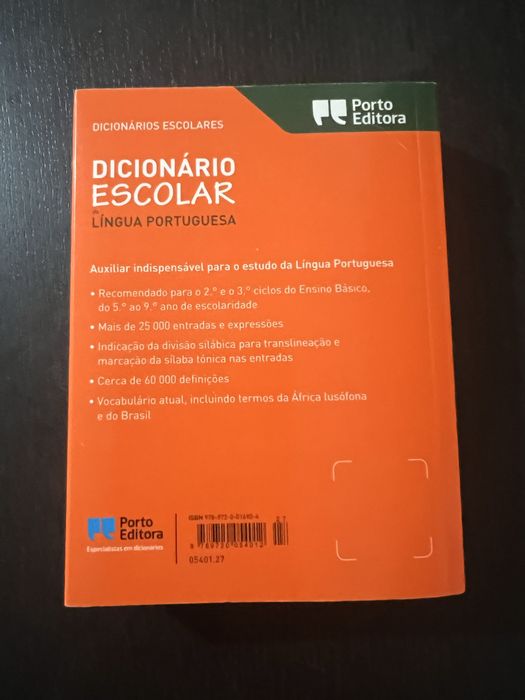 Dicionário Escolar da Língua Portuguesa