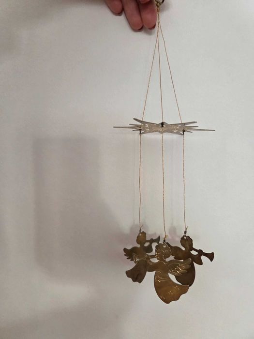 Pack of 2 angels chime ornament