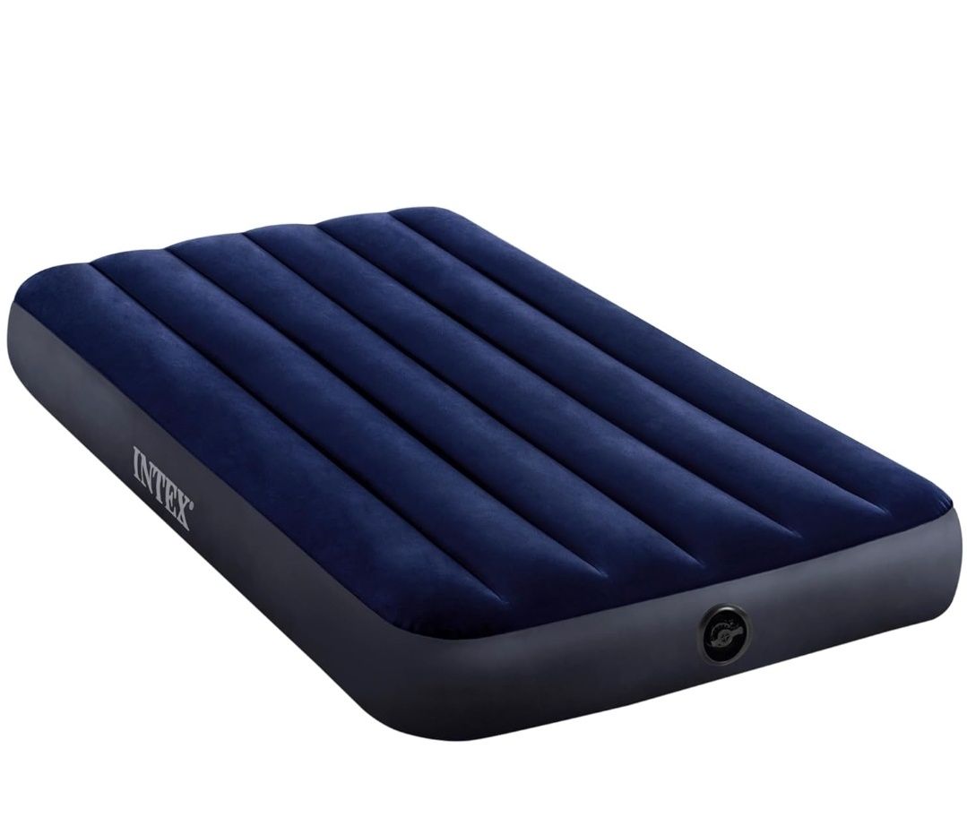Intex Classic Dowly Materac Nadmuchiwany, Granatowy