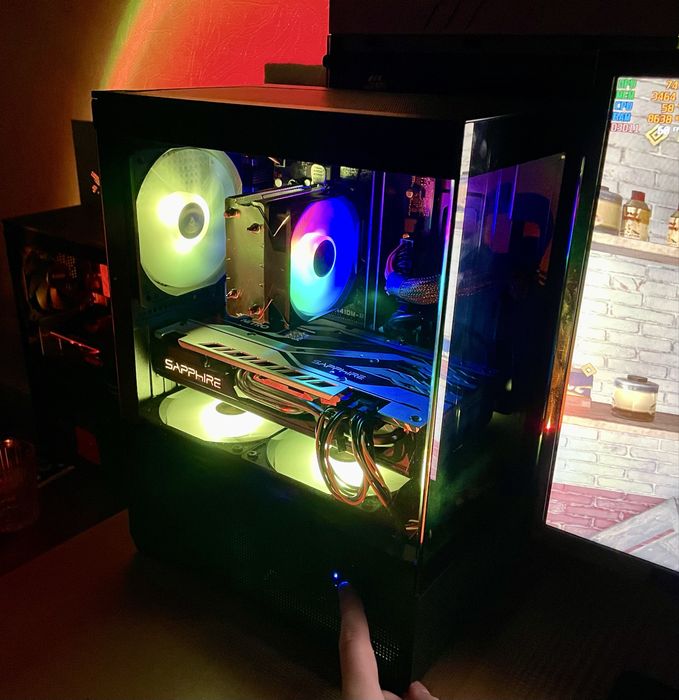 Iгровий Комп’ютер ARGB Intel 10Gen/ASUS H410/16RAM/RX580/SSD