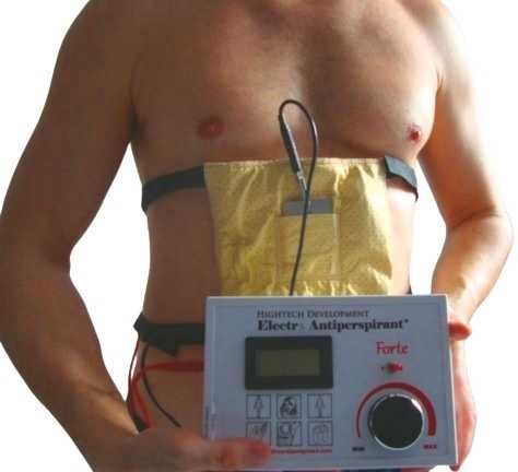 JONOFOREZA Electro Antiperspirant nadpotliwość dłoni stóp ciała GŁOWA