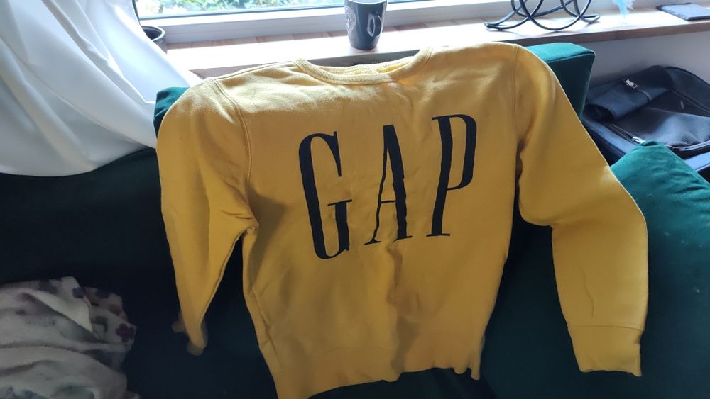 Bluza Gap ciepła żółta bdb stan
