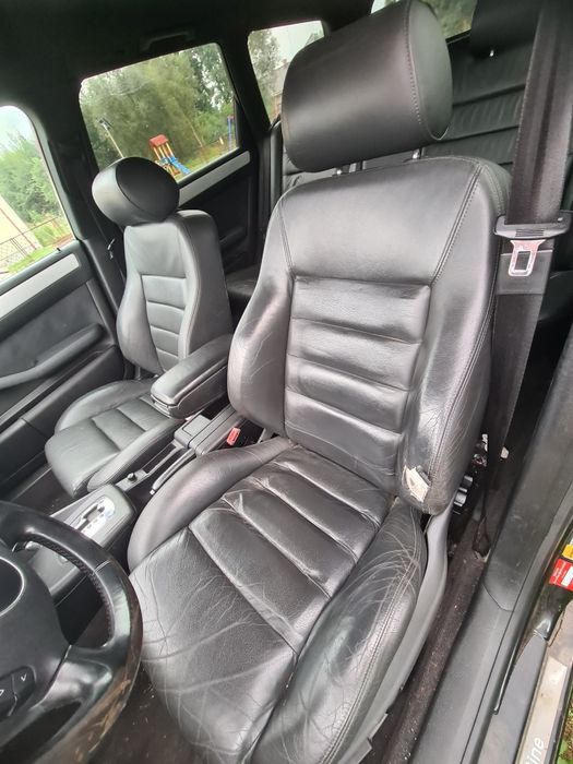 FOTELE Skórzane wnętrze skóra siedzenia Audi A6 C5 lift 2003r Europa
