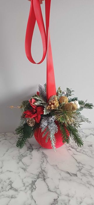 Bombki świąteczne, stroik