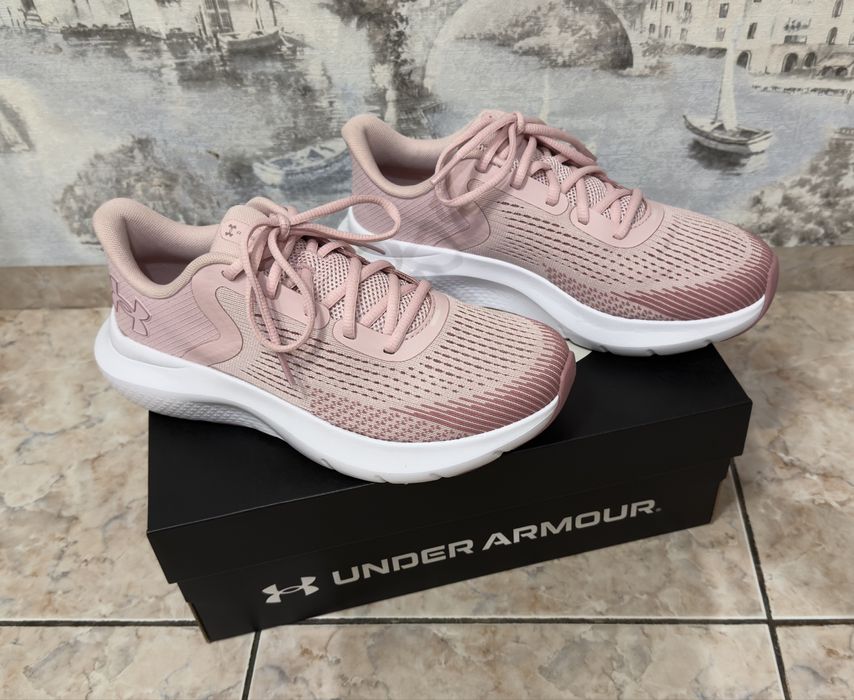 Under Armour жіночі рожеві кросівки charged rogue 5, розмір 38,5-24 см