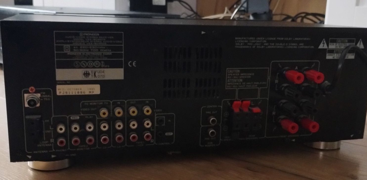 Pioneer VSX 804 RDS Pilot Amplituner Wzmacniacz