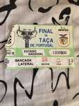 Bilhetes de futebol colecionáveis
