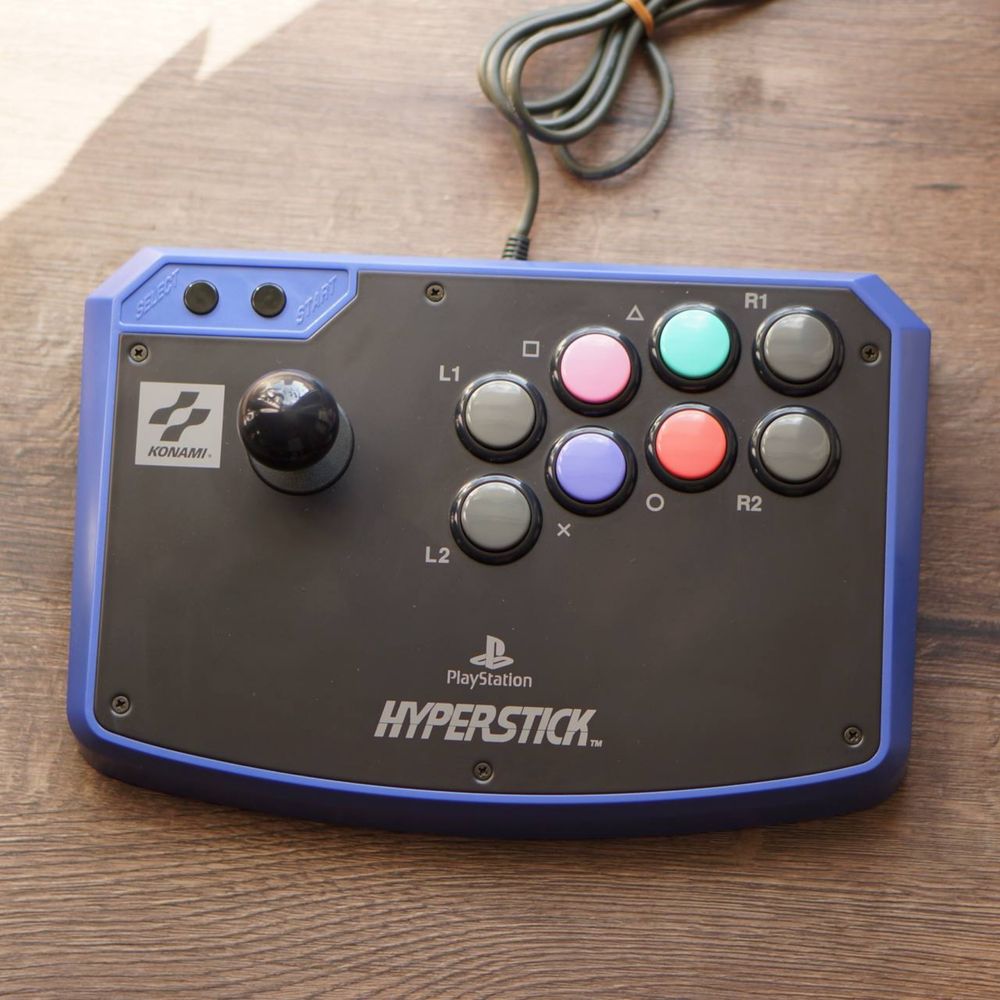 аркадний контролер Konami HyperStick для Sony PlayStation 1/2