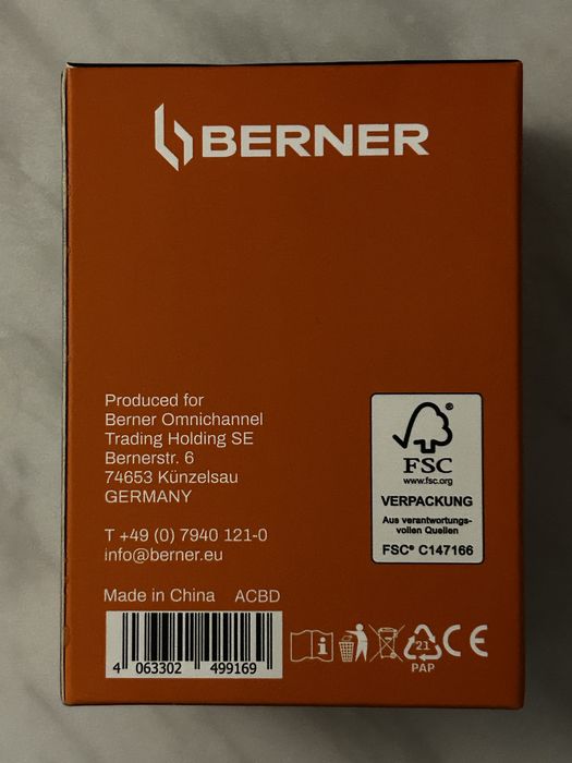 Berner Latarka czolowa Sensor Headlight !!! Nowa !!!