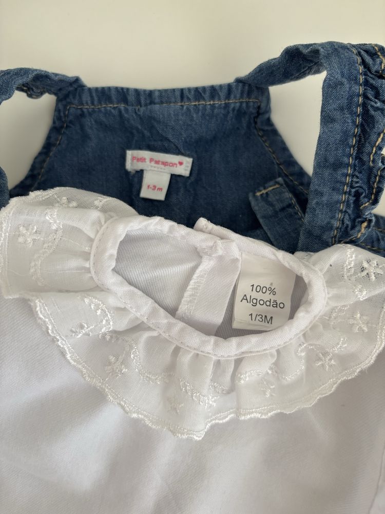 Conjunto Petit Patapon 1-3 meses