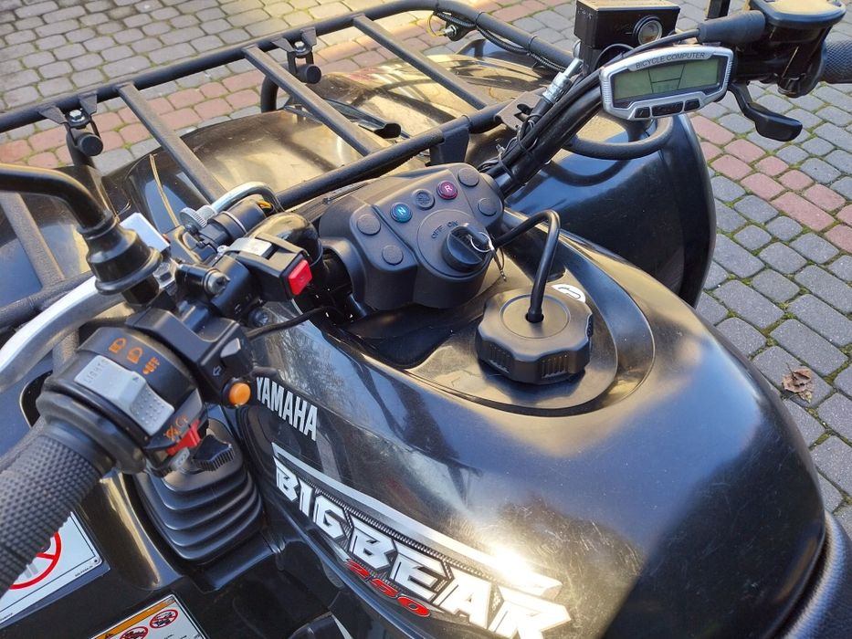 Quad yamaha Big Bear 250 2x4 z 2009r Jak Nowy zarejestrowany w Polsce