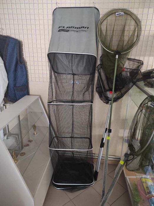 Фідерне, Садок Flagman Rubber Mesh прямокутний 3м 50x40cм