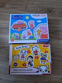 Puzzle 2+ Peppa i Kicia kocia