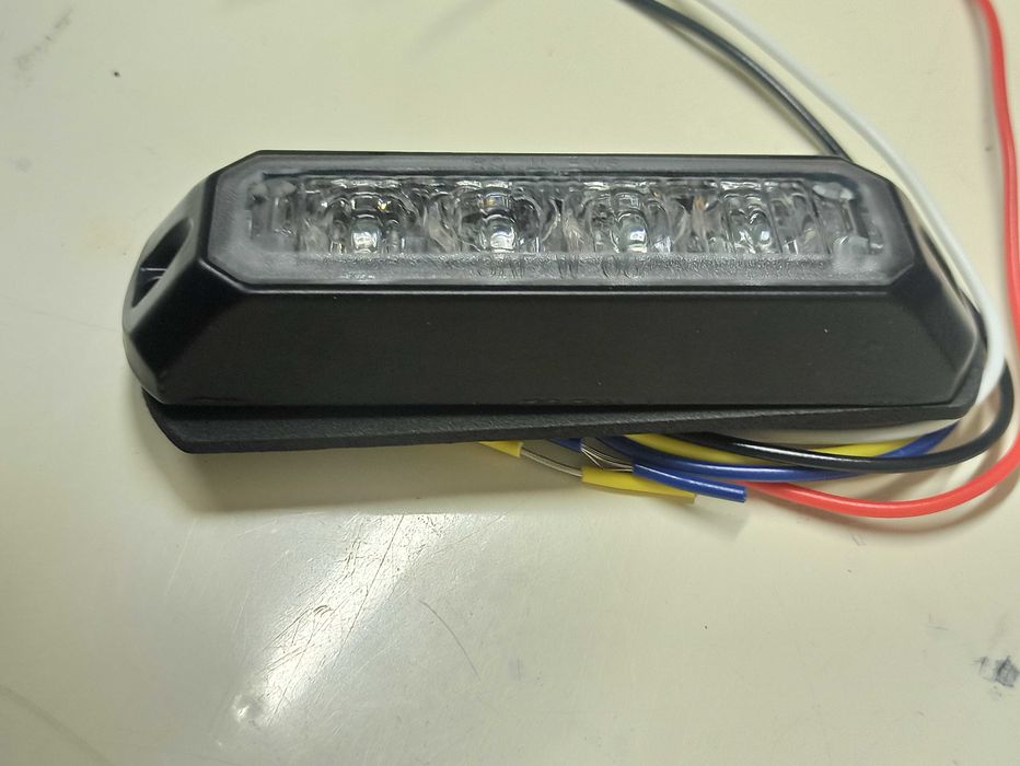 Стробоскоп, мигалка на 4 світлодіода. синій червоний помаранчевий