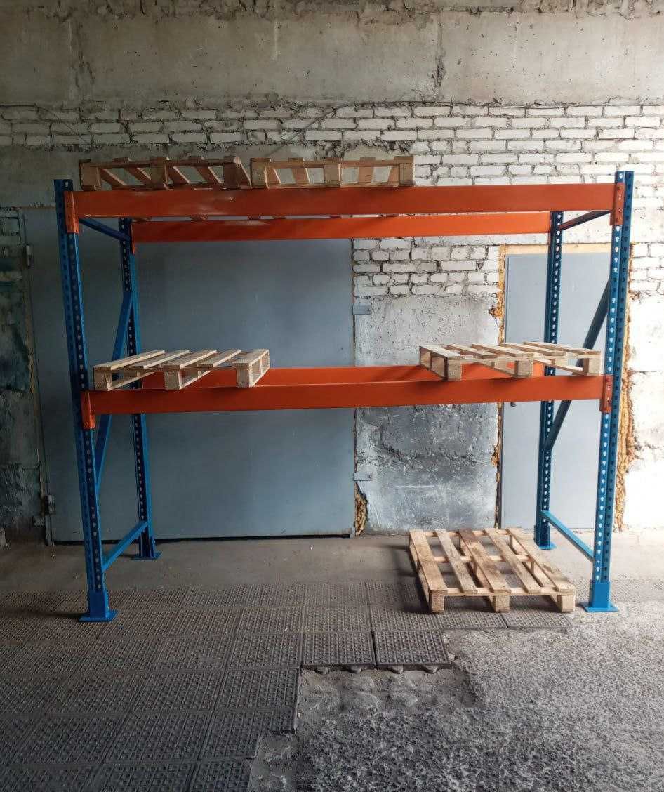 Стеллаж б/у, под евро поддоны в Харькове - производитель Бельгия.