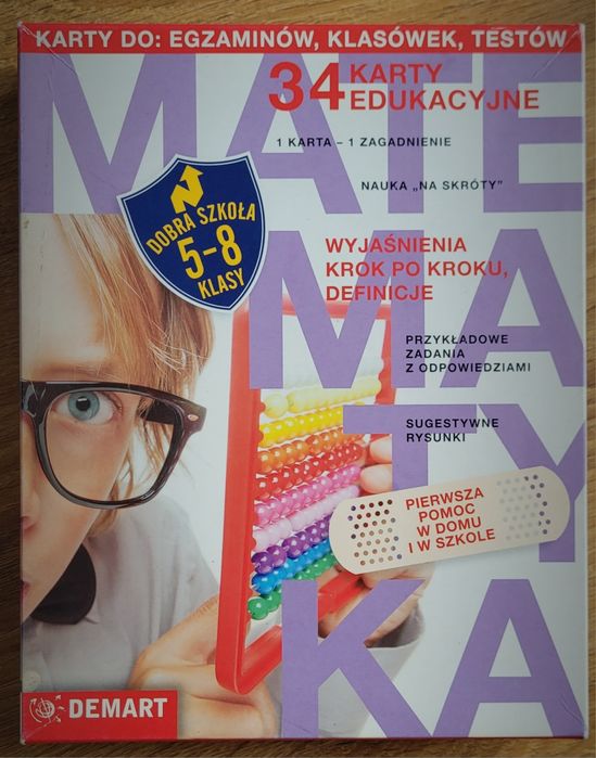 Karty edukacyjne- Matematyka