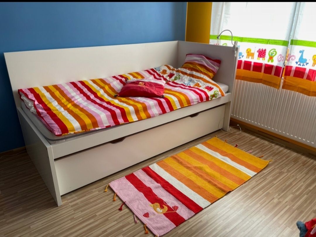 Ikea zestaw do pokoju dla chłopaka dywanik pościel zaslonka jasiek