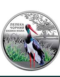 Монета 2024 "Лелека Чорний"