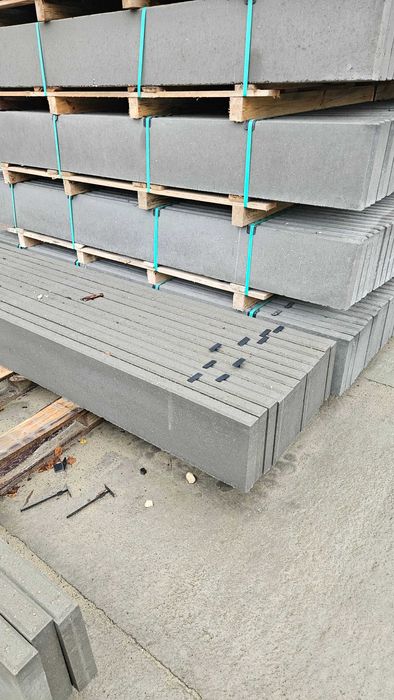 Płyta podmurówka pełna grafit - pod panel ogrodzenie / WALDI Radoszyce