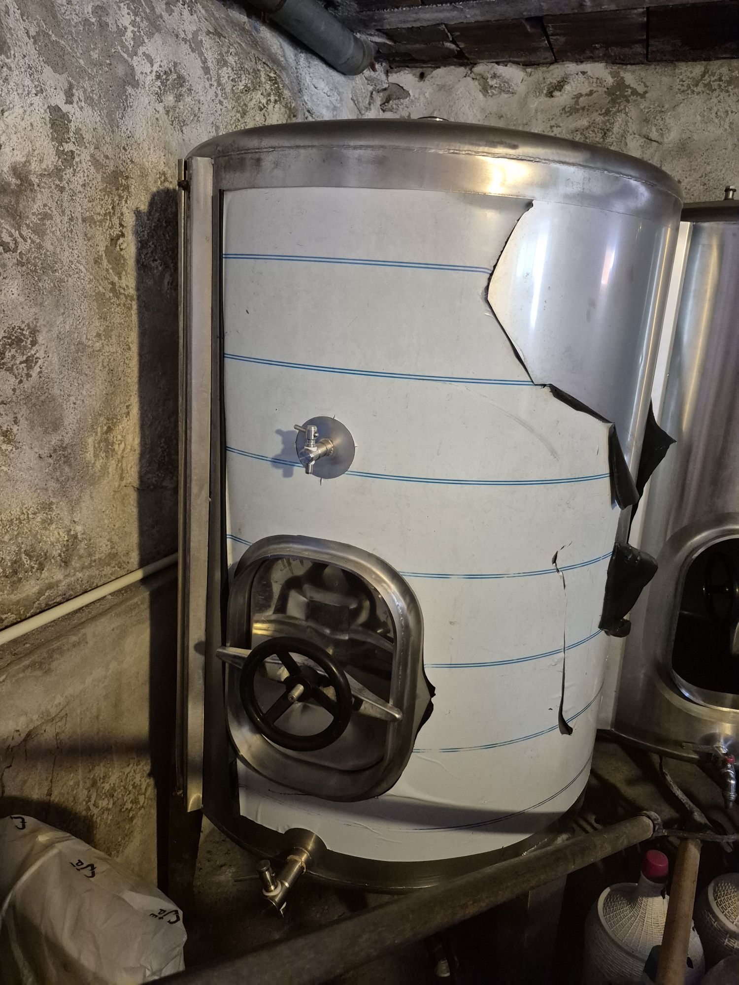 Duas Pipas 550L Inox