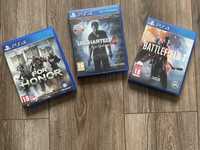 Gry na ps4 (Battlefield 1 ,Uncharted 4, For Honor)
