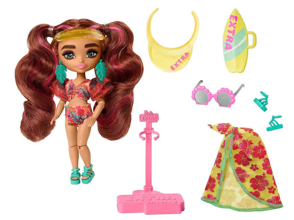 Lalka Barbie Extra Fly Minis W Plażowej Słonecznej Stylizacji Za5108