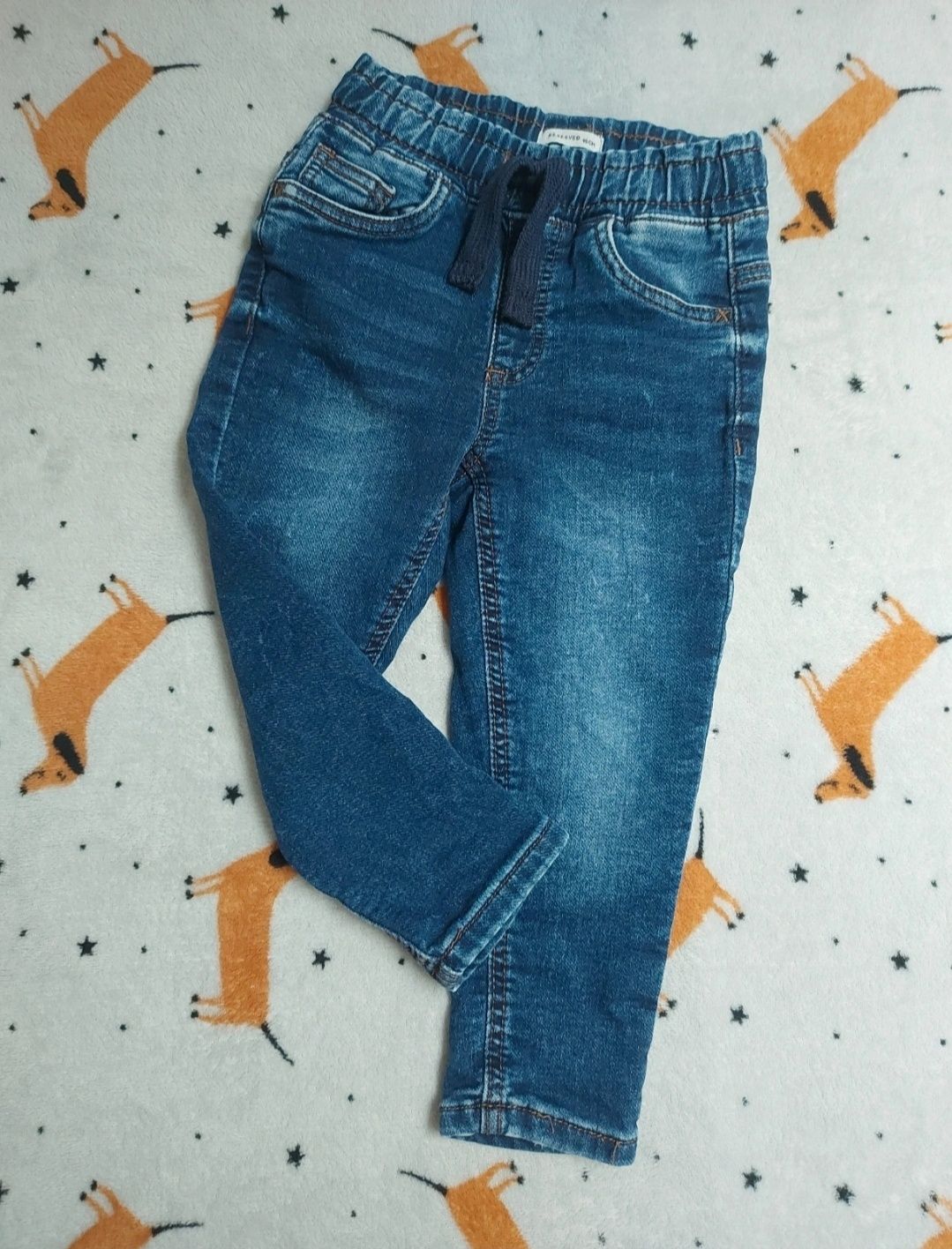 Spodnie jeansowe / jeansy Carrot - Reserved rozm. 98