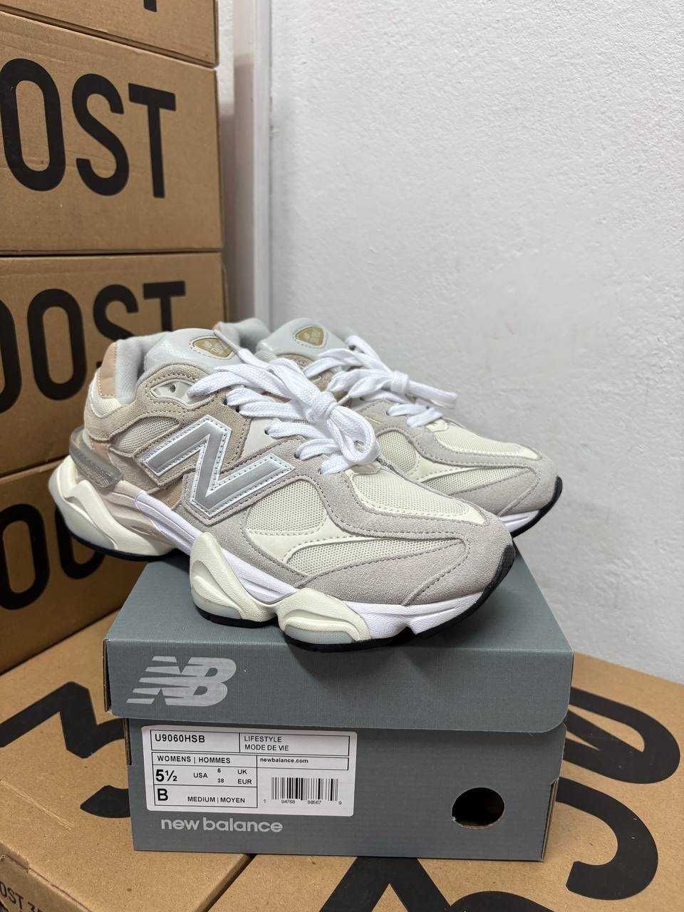 Кроссовки New Balance 9060 Damen / Нью Беленс 9060 бежевые 37 38 39