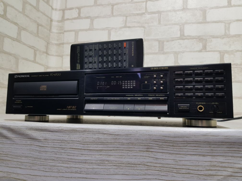 Пульт! CD програвач PIONEER PD-6700, 1-біт. ЦАПу PD2026A, Б/у
