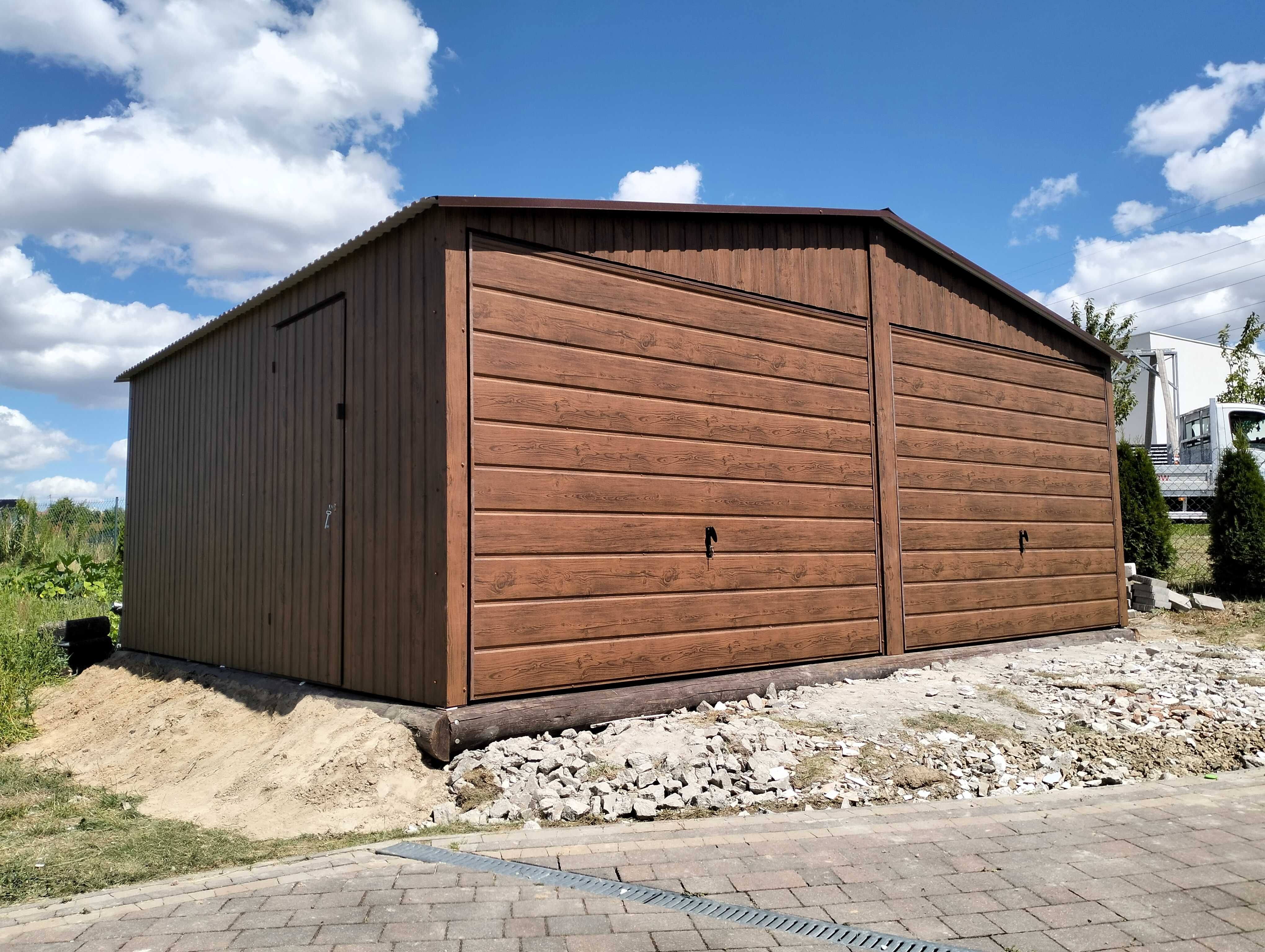 garaż blaszany 6x5 garaż blaszak garaże blaszane 7x5 5x5 6x6 GNIEZNO