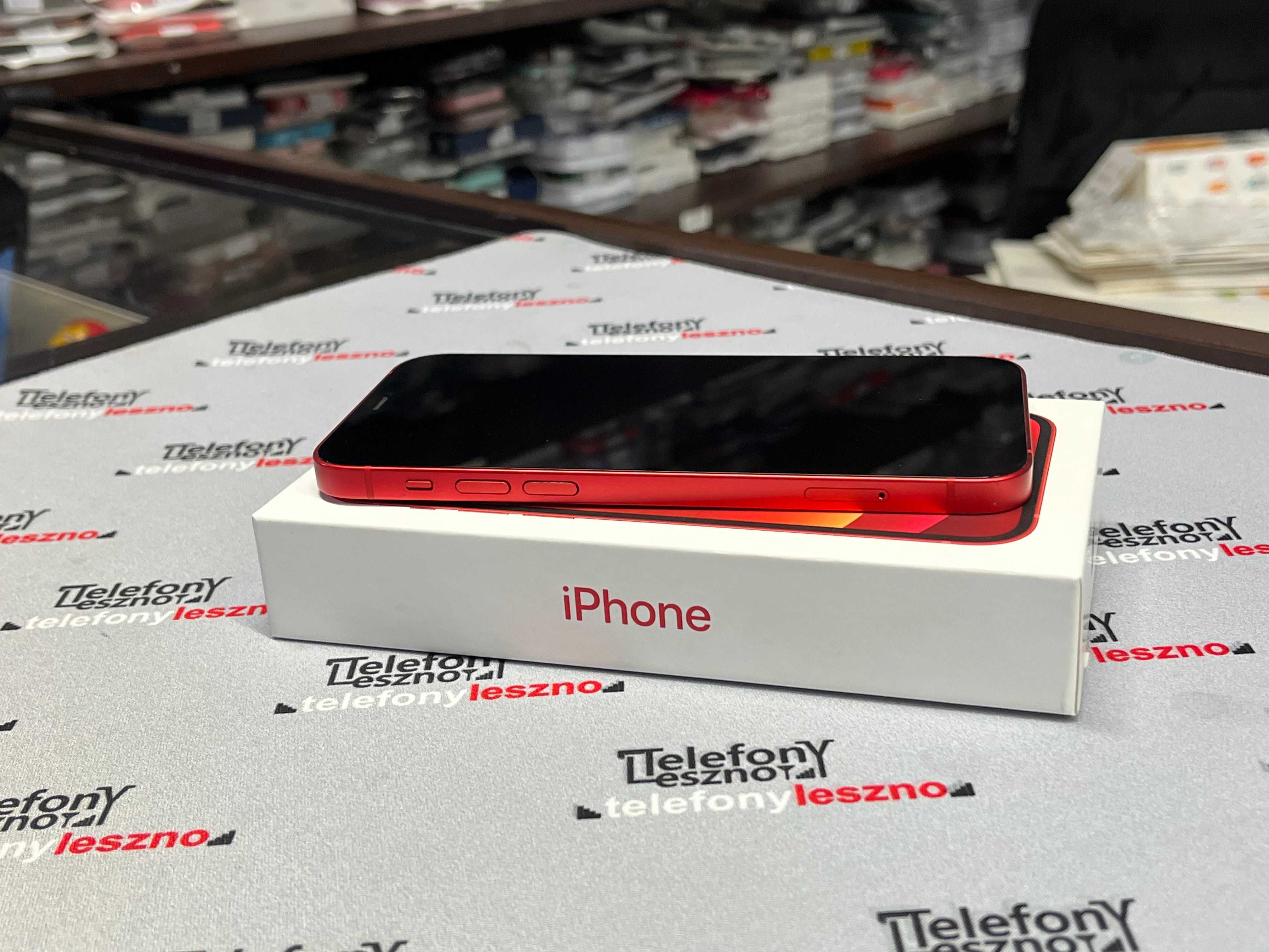 APPLE IPhone 12 | Kondycja 86% | 64 GB | Kolor czerwony | Szkło GRATIS