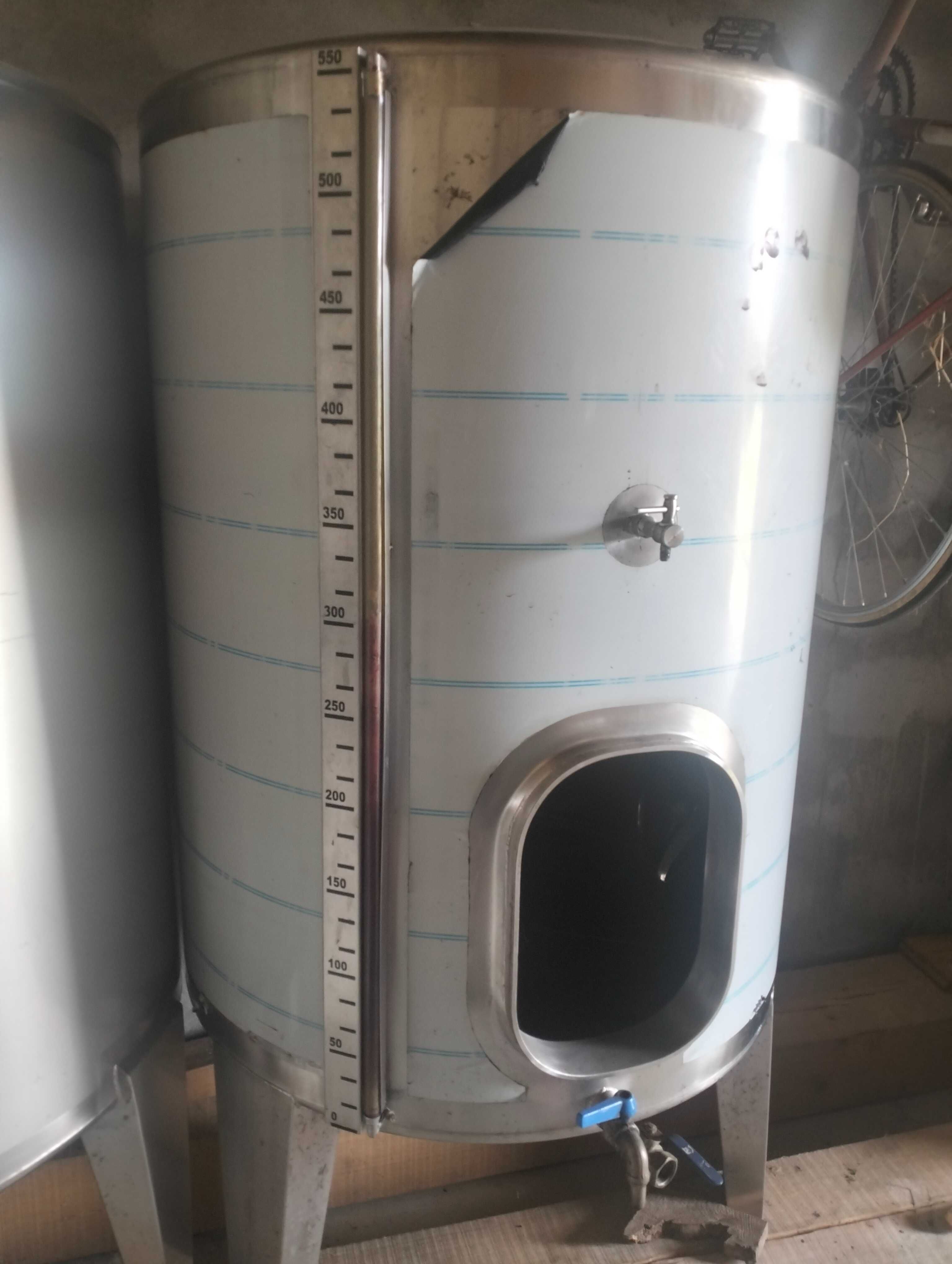 Cubas inox 500L usadas