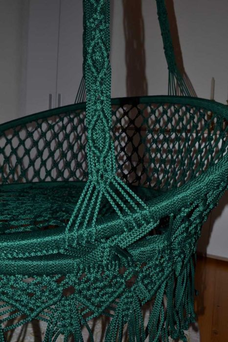 Підвісне крісло/ плетене крісло - гамак/ макраме/ крісло-гойдалка