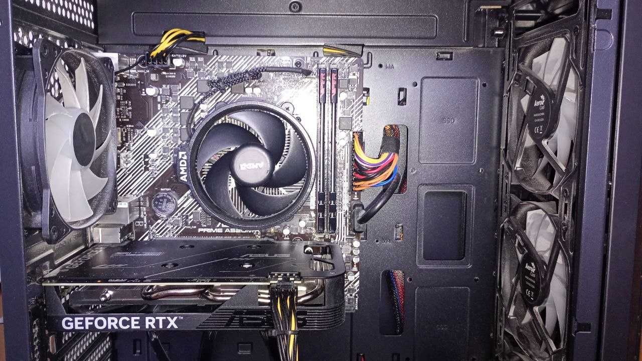 Игровой комп RTX 4060 + Ryzen 5 5500 + 16 GB DDR4-3200