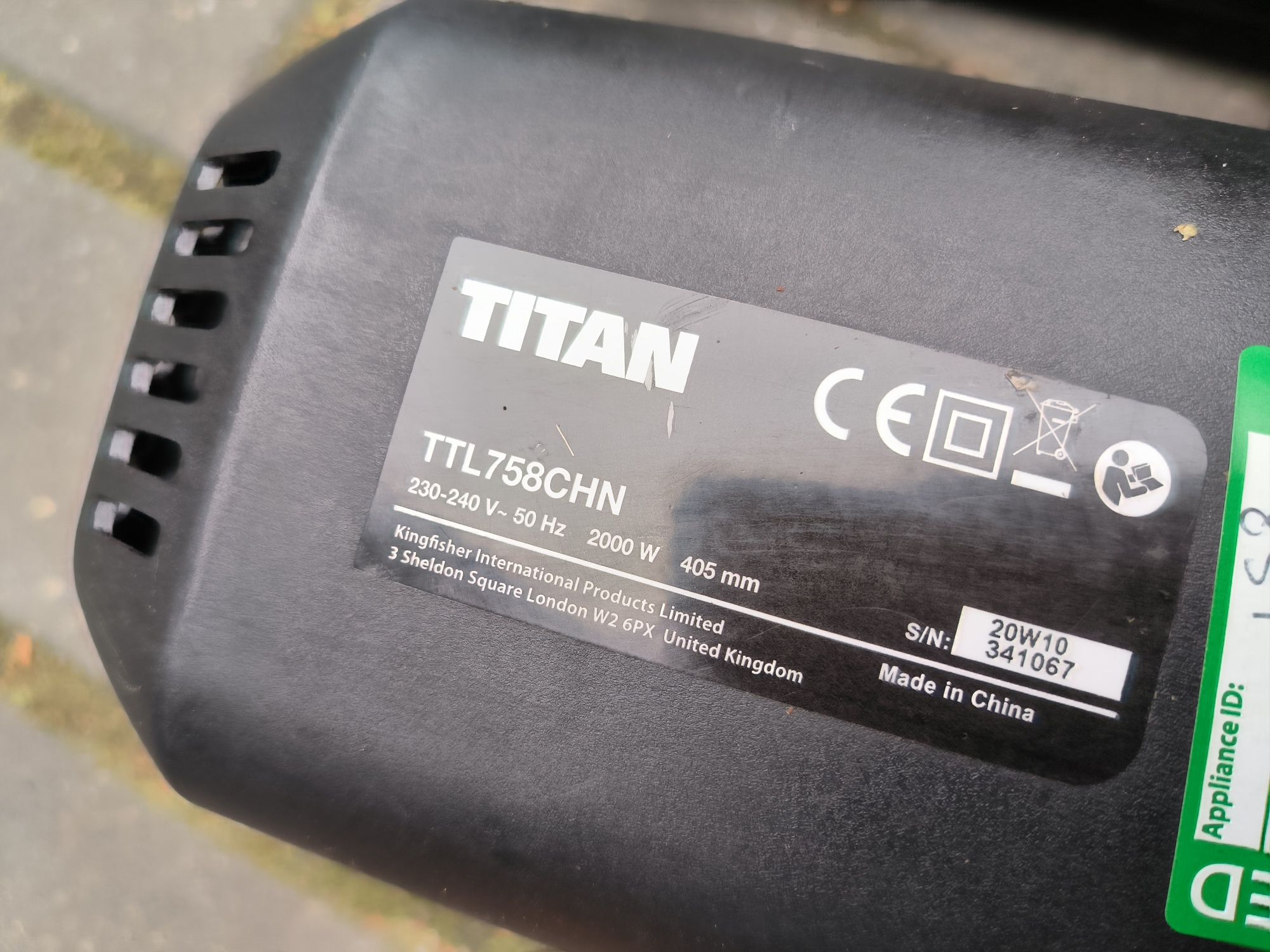 Elektryczna piła łańcuchowa TITAN 2000W 40cm TTL758 Oregon Polecam