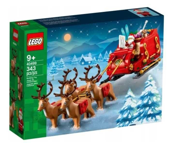 HIT! Klocki LEGO Marchandise 40499 Sanie Świętego Mikołaja prezent