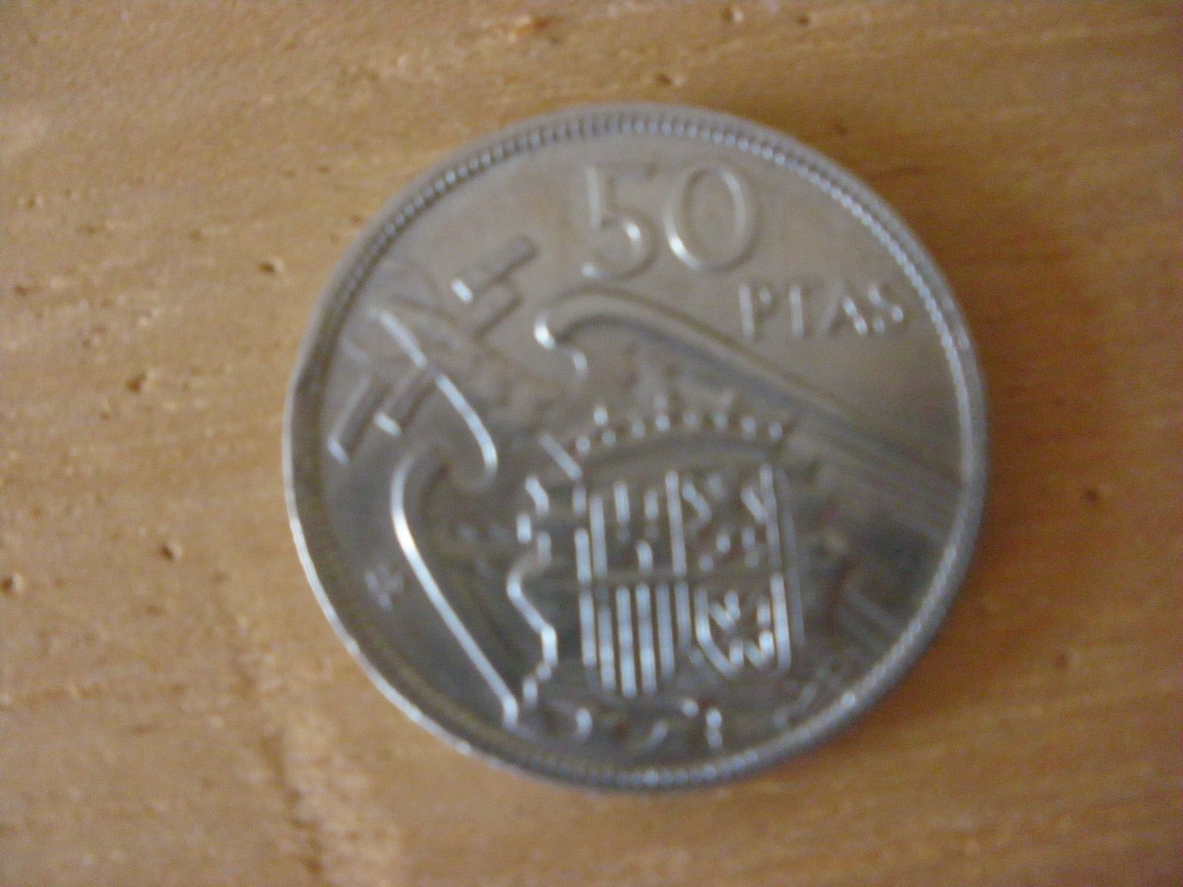 Moeda 50 pesetas 1957