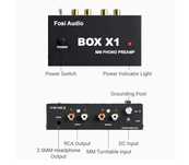 Gramofonowy Przedwzmacniacz Fosi Audio X1 RCA AUX