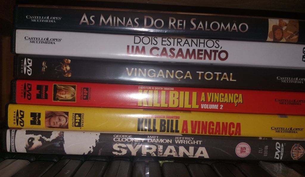 Vários DVD (cada 2€)