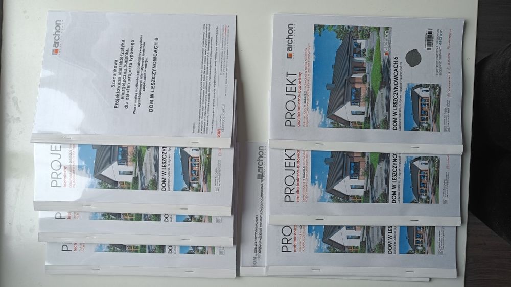Projekt Dom w Leszczynowcach 6 96m lustrzane odbicie