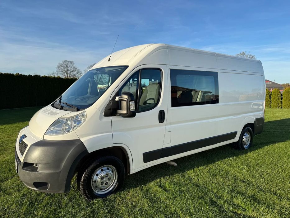 Peugeot Boxer Klimatyzacja | 6 Osobowy | HAK | Faktura VAT | Nowe Opony |