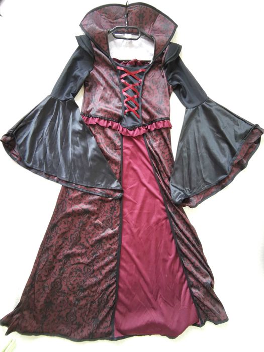 Czarownica pajeczarka sukienka strój przebranie halloween bal l/xl