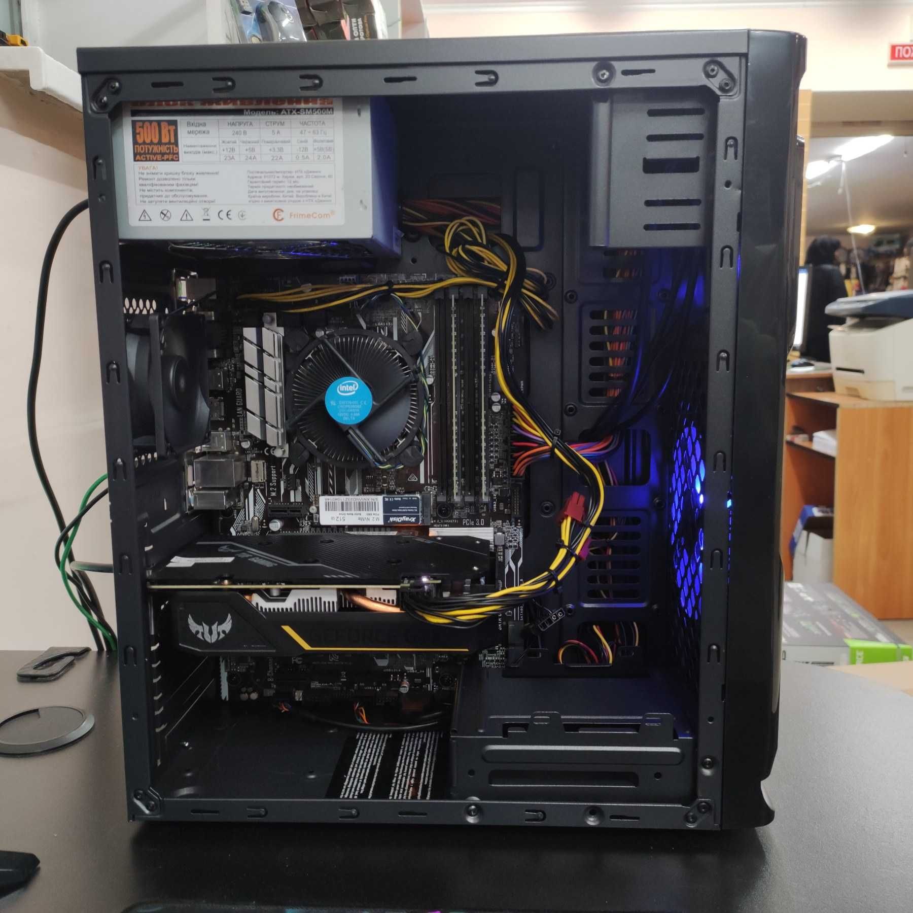 Компютер Новый Intel Core i7, 16GB DDR4, Asus GTX 1660s 6GB, SSD 512GB