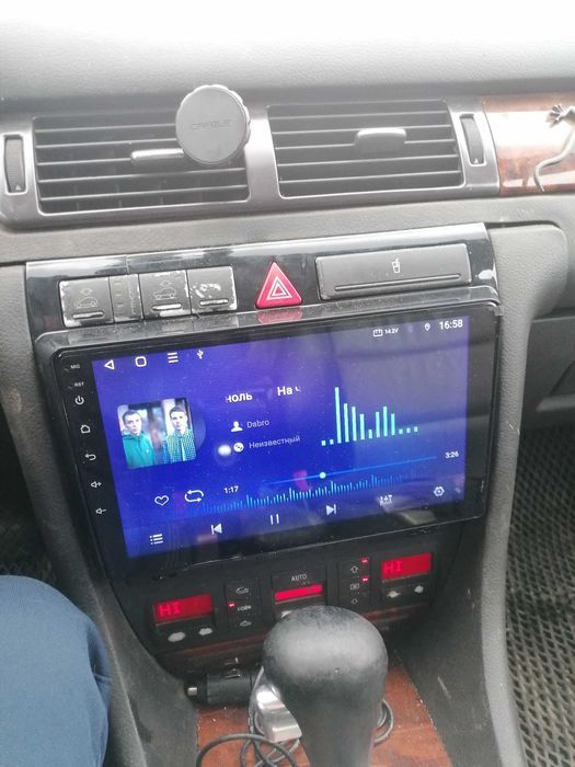 Radio Android 12 Audi A6 2 S6 RS6 97-04 wifi gps bluetooth